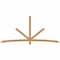 Ekena Millwork Alberta Timber Gable Bracket, Western Red Cedar, 108"W x 49"H x 3 1/2"D x 3 1/2"F, 11/12 Pitch GBW108X49X0404ALB00SWR - alternate 1